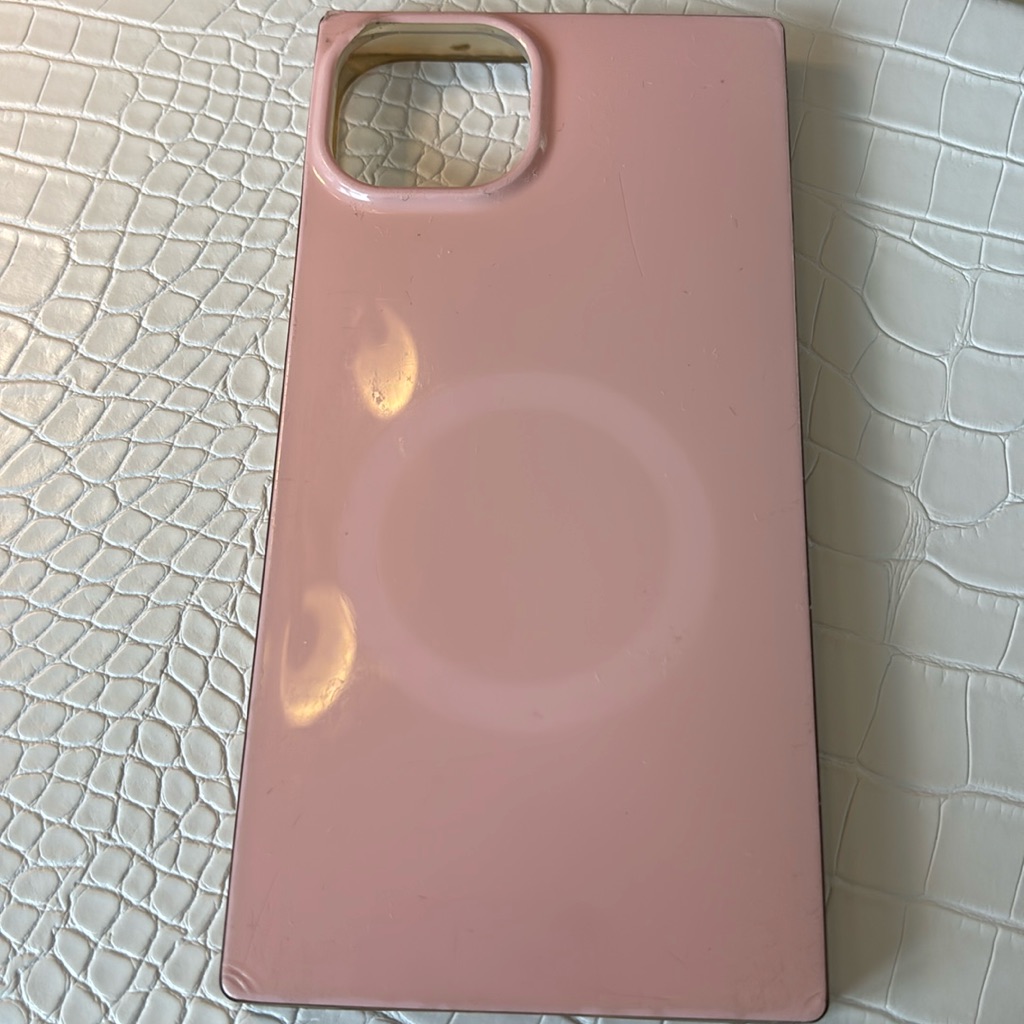 Blush Square Iphone Case Iphone 15